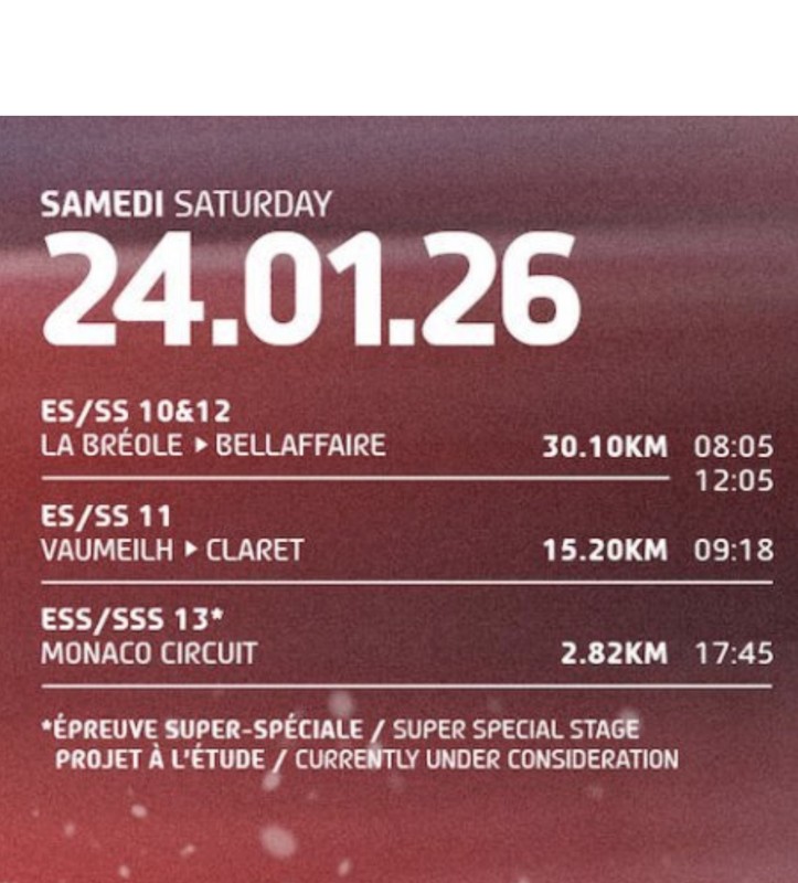 Rallye Monte-Carlo 2026 : spéciales 10 et 12 — décisives — le samedi 24 janvier 2026 à Turriers