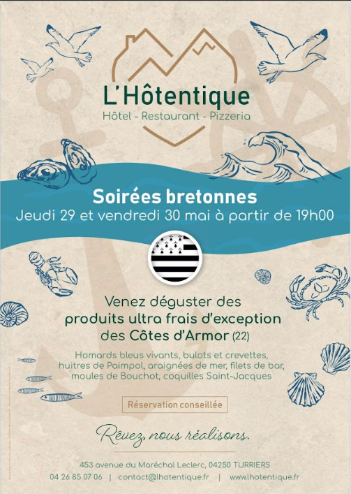 Soirées bretonnes exceptionnelles à « L’Hôtentique » ! 