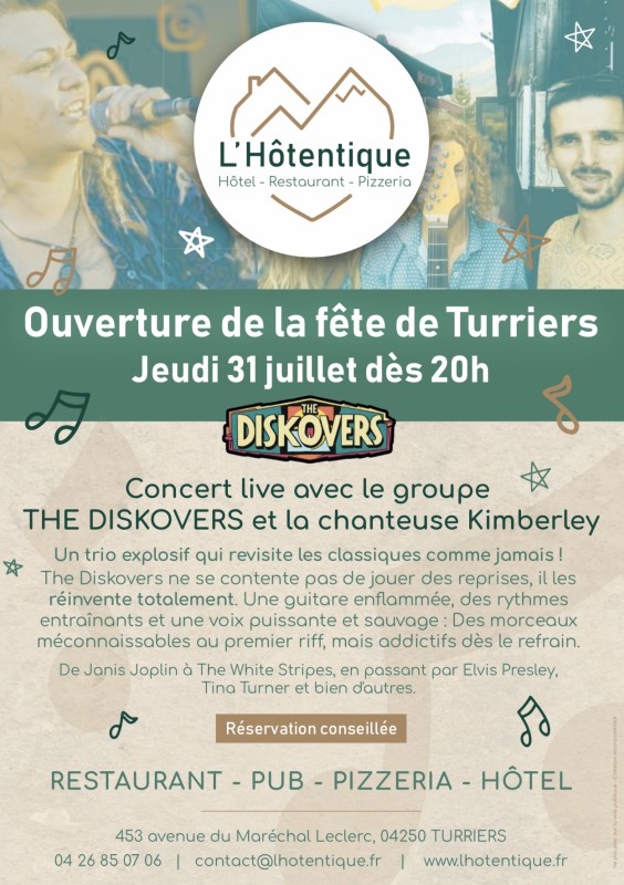Ouverure de la fête de Turriers