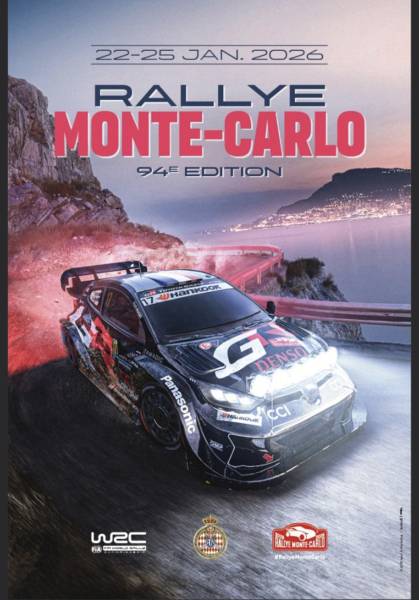 Soirée Rallye Monte-Carlo les vendredi et samedi 23 et 24 janvier 2026